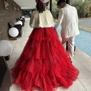 チャペルから出て撮影しに行きました！