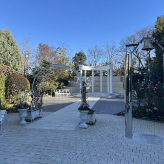 チャペルの隣にある写真スポット
