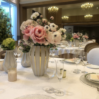 1階の1番人気の披露宴会場。
試食会の様子。