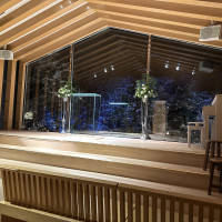 夜だったのでライトアップが綺麗でした。