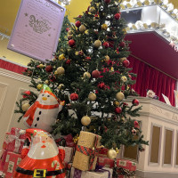 入り口のクリスマスツリー