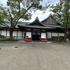 暖簾はオリジナルなものに変えられるらしい|750667さんの大阪城西の丸庭園 大阪迎賓館の写真(2451859)