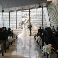 広すぎず狭すぎずな挙式会場です