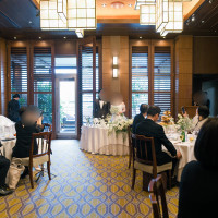 新郎新婦高砂席