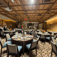 地下一階の披露宴会場です。