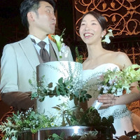 ウェディングケーキも想像通りの素敵な仕上がりでした