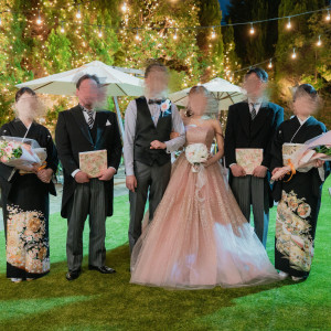 両親贈呈の花束は式場で準備してもらいました|750725さんのアイネスヴィラノッツェ宝ヶ池（クラウディアホールディングスグループ）の写真(2469603)