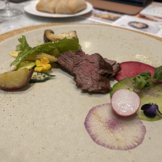 試食のお肉、美味しかったです！