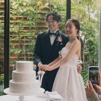 ウエディングケーキ、会場雰囲気