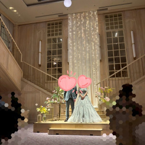 お色直しメインステージ|750790さんのInStyle wedding KYOTO/テイクアンドギヴ・ニーズウェディングの写真(2453436)