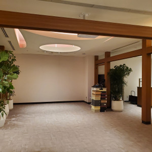 カーテンの向こうから入場するそうです。|750795さんのザ マークグランドホテル（THE MARK GRAND HOTEL）の写真(2452847)