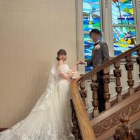 館内の螺旋階段です