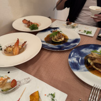 新郎新婦控室で食べた料理