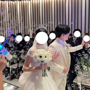 バブルシャワーで退場|750865さんのミュゼ 四ツ池の写真(2453451)