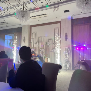 高砂にて室内スパークリング花火の演出|750891さんのアートグレイス・ポートサイドヴィラの写真(2603215)