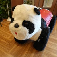 披露宴でパンダカー入場をしました。