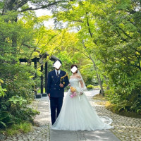 結婚式場です。緑が豊かで綺麗でした。