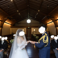 指輪交換の様子です