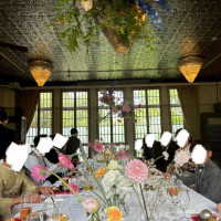 新郎新婦目線での、披露宴会場の様子です。