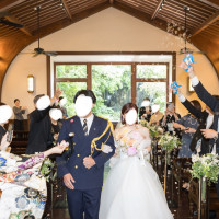 チャペルの退場の写真です