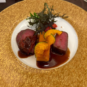 お肉は余興のため半分変更していただきました|750960さんのOSAKA St.BATH CHURCH(大阪セントバース教会)の写真(2456991)