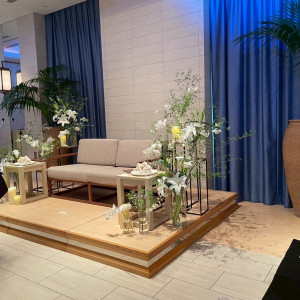 新郎新婦の席はテーブルかソファが選べた。|751009さんのTHE SURF OCEAN TERRACE（ザ・サーフ オーシャンテラス）の写真(2454729)
