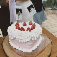 ケーキも入念に打ち合わせしました
