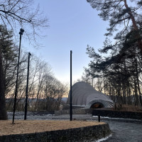 石の教会の外観（内部は撮影禁止）