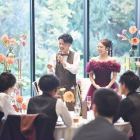 どのカラードレスも似合う会場でした