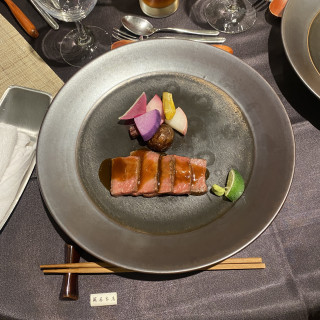 黒毛和牛のステーキ