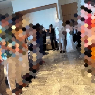 挙式退場