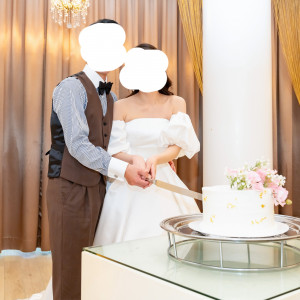 ケーキ入刀|751301さんのディアステージつくばフォレストテラスの写真(2457664)