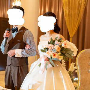 披露宴開始挨拶の様子|751301さんのディアステージつくばフォレストテラスの写真(2457679)