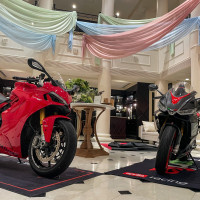 バイクが置けます。
(搬入用にラダーが必要)