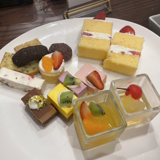 デザートビュッフェは種類が豊富です。