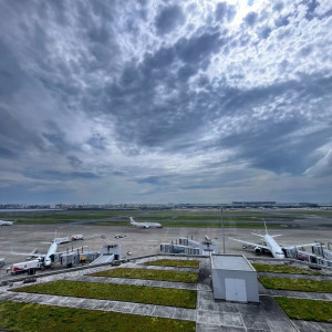 曇りでも、景色は綺麗でした！|751440さんのスカイウエディング羽田（羽田空港ウェディング）の写真(2456644)