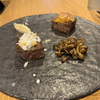 白とオレンジのコース