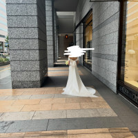 披露宴後の撮影