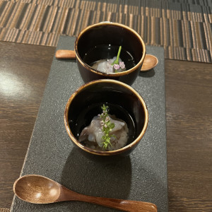 試食のお茶漬け|751492さんのTHE MARCUS SQUARE KOBE（ザ マーカス スクエア 神戸）の写真(2457188)