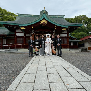川原神社にて