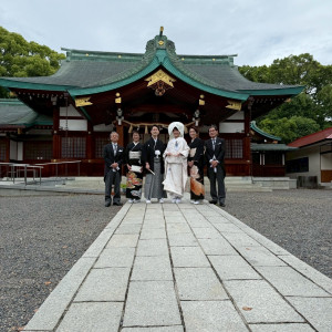 川原神社にて|751521さんの川原神社（produce by ウエディングマルシェ）の写真(2457339)