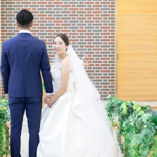 挙式前の写真撮影