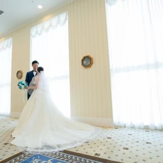 挙式前の写真撮影