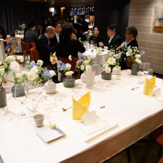 狭い会場だったのでゲストの表情がよく見える