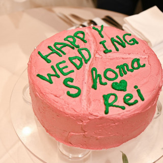 オーダーして作っていただいたケーキ