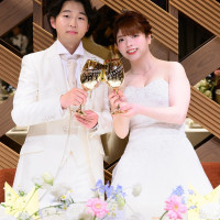 花瓶スタイルにしましたが衣装も見えてちょうどいい装飾でした