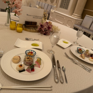 試食が美味しかった|751603さんのデュクラス大阪/FIVESTAR WEDDINGの写真(2457551)