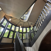 フォトスポットでもある階段