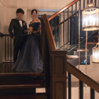 披露宴後に後撮りをします。