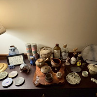 ウェルカムスペースの横に展示コーナー